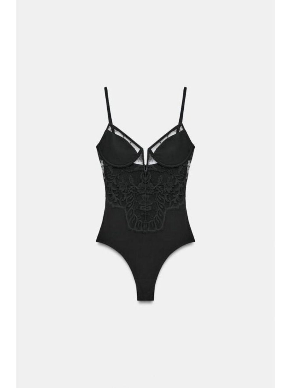 ZARA LACE TRIM BODYSUIT 1355/453/800